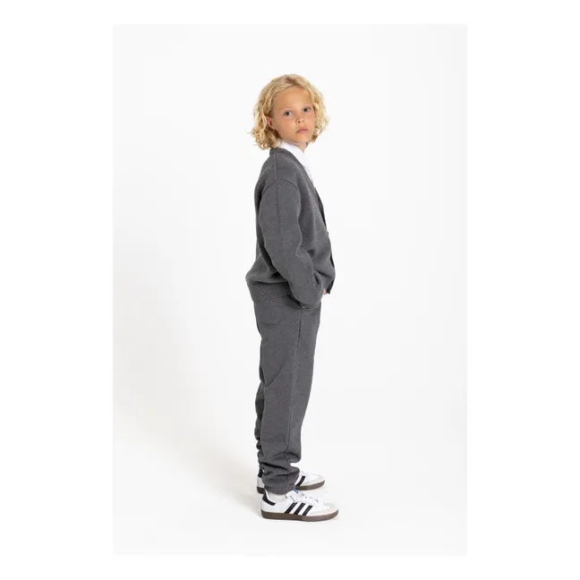 Clifton Organic Cotton Jogger Pants | Heather grey