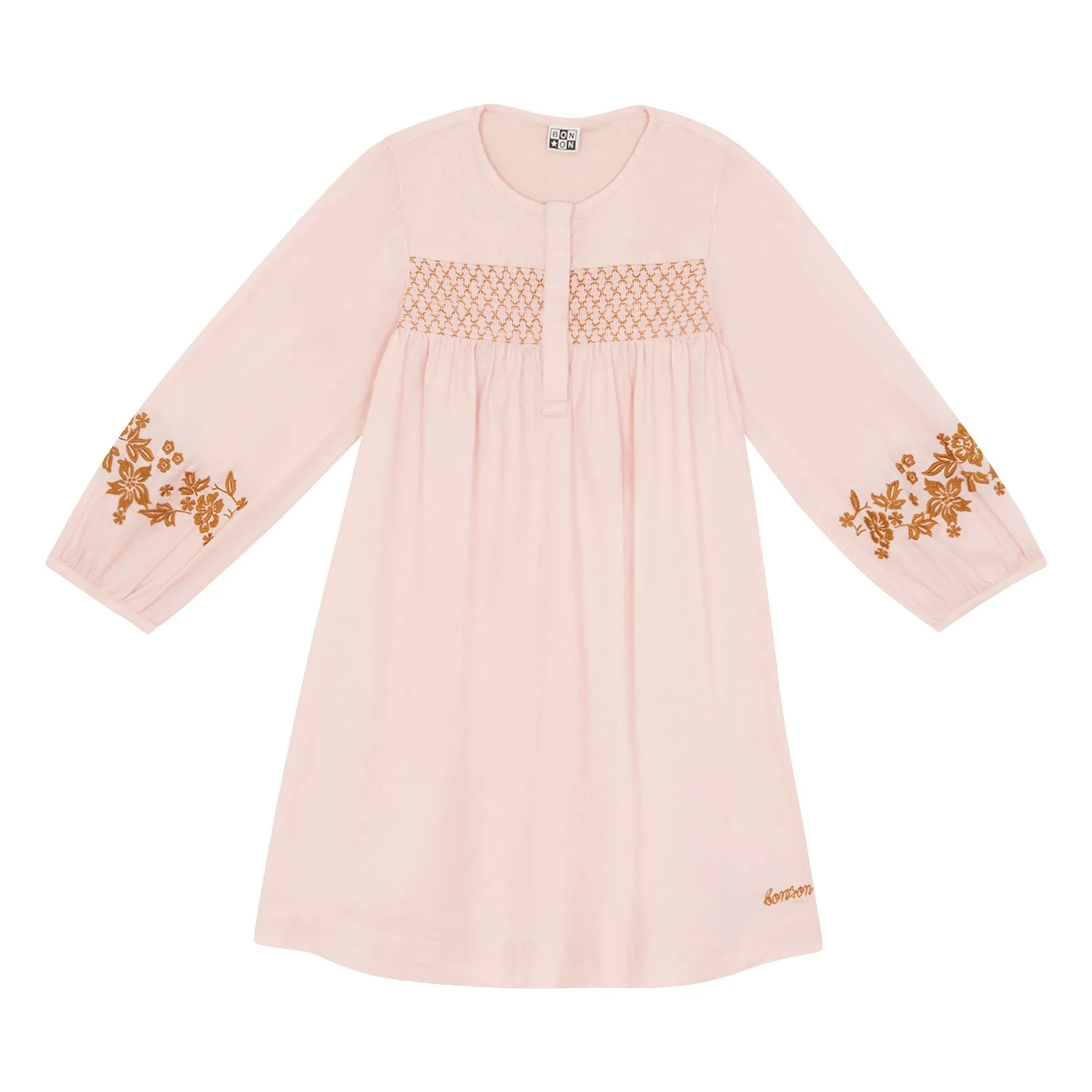 Bonton Pink Françoise Frill Dress