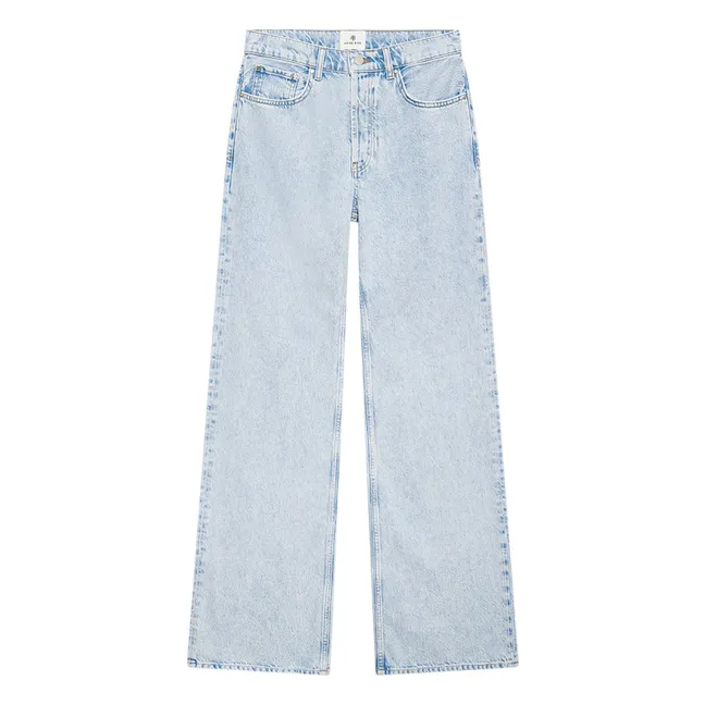 Vaqueros Hugh de algodón ecológico | Washed Blue