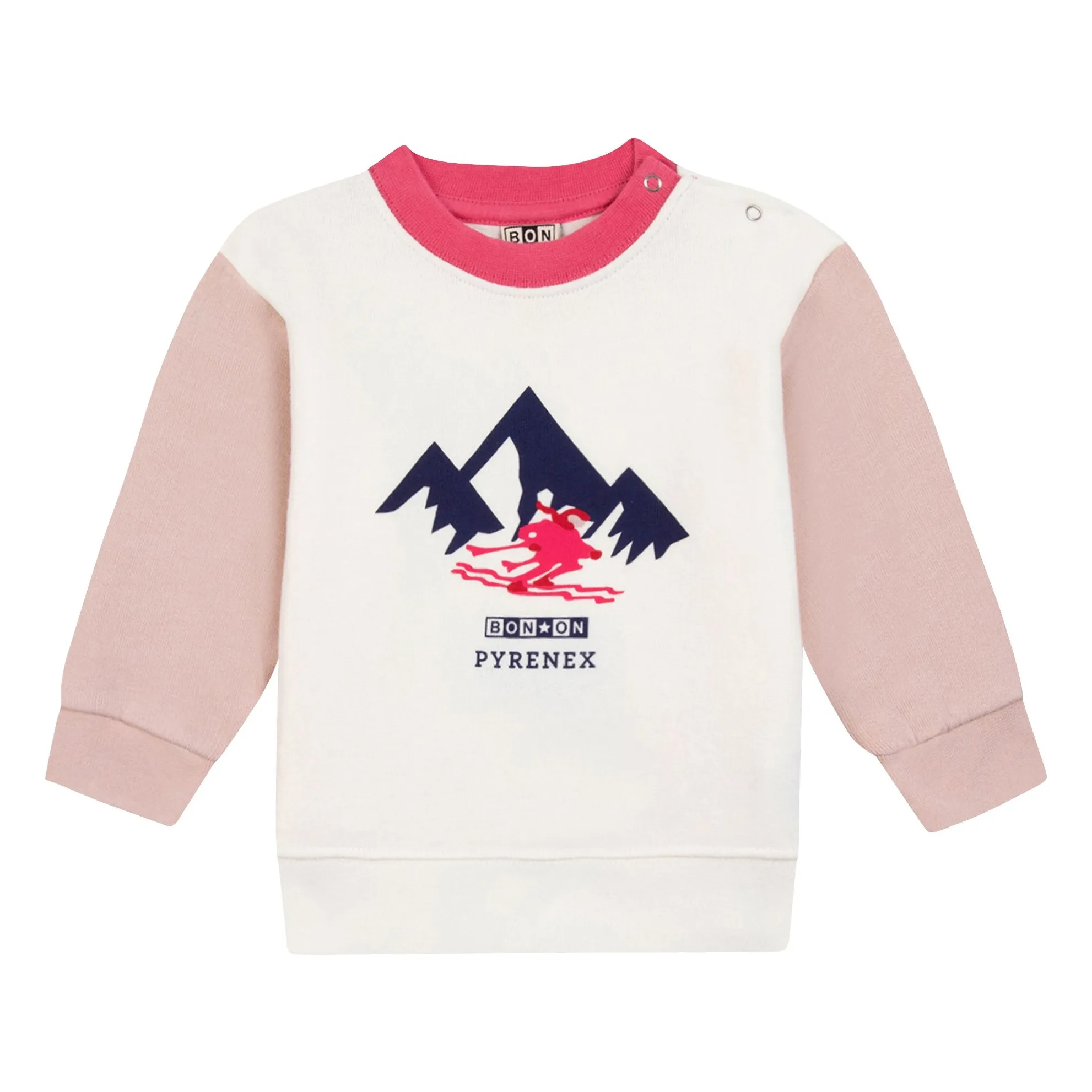 Bonton Cream Sweat Smile X Pyrenex