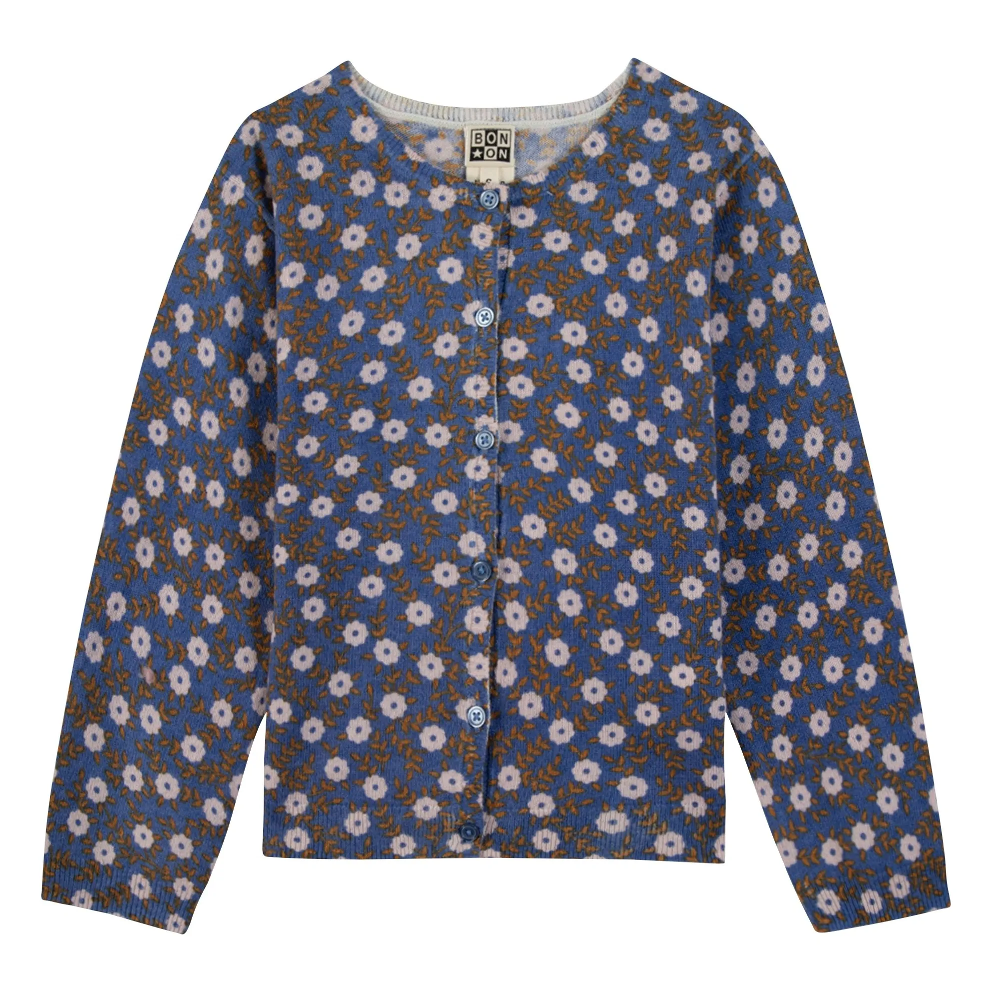 Bonton Blue Lilou Fleuri Cardigan