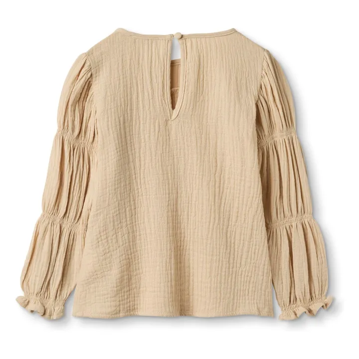 Blouse Suma Coton Bio | Crème- Image produit n°3