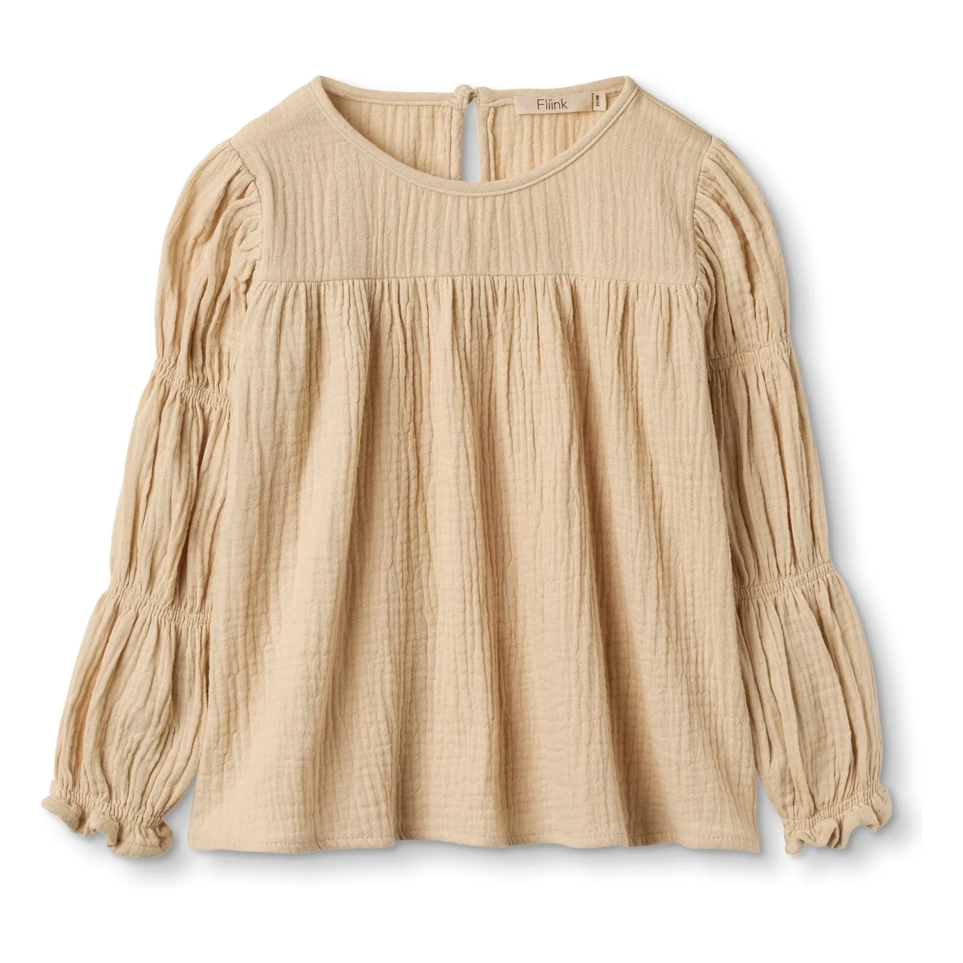 Fliink Cream Suma Organic Cotton Blouse