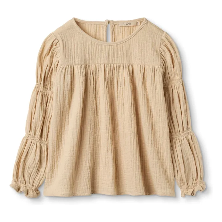 Blouse Suma Coton Bio | Crème- Image produit n°0