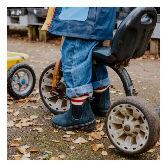 Botas Chelsea Ante Waxé | Azul Marino