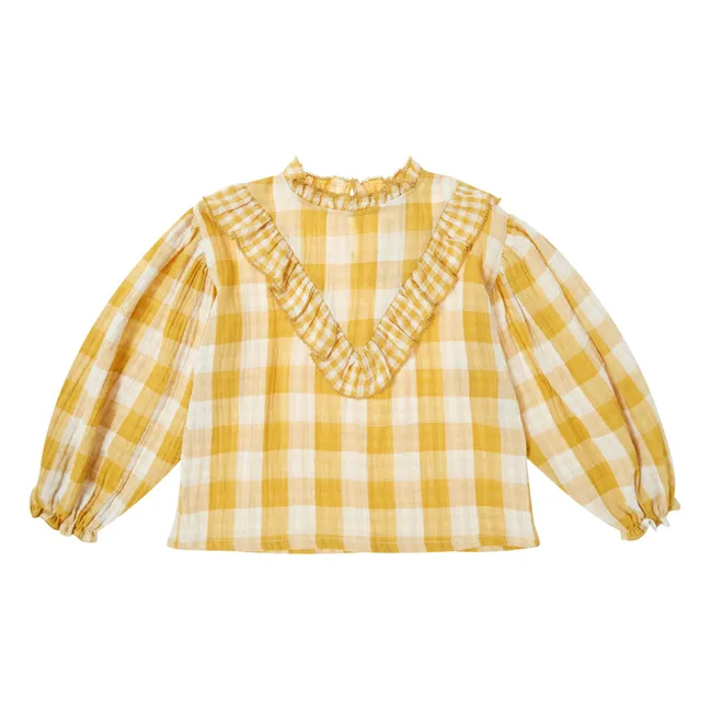 Blusa Vichy | Amarillo Mostaza