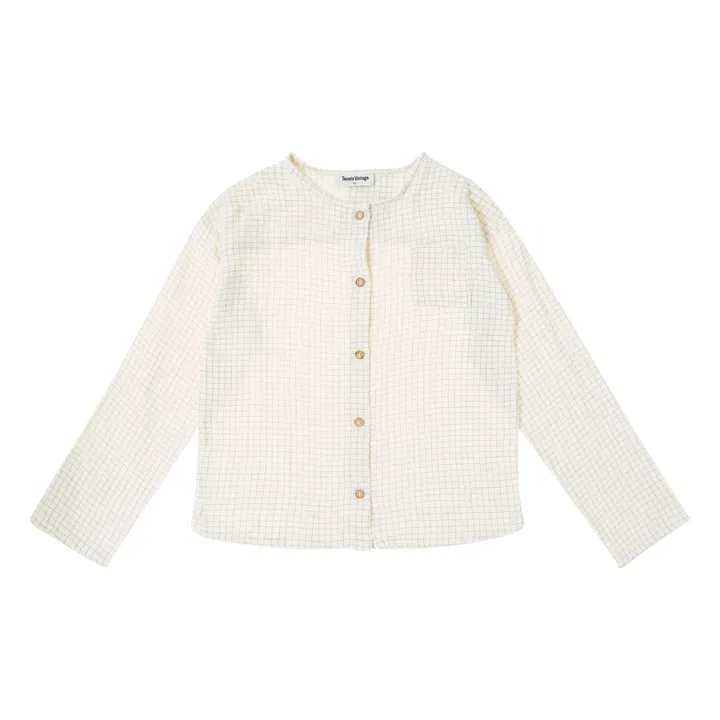 Camicia Carreaux | Ecru- Immagine del prodotto n°0