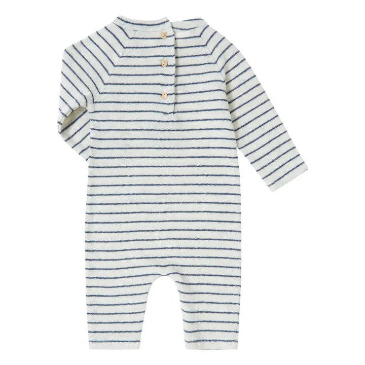Combinaison Rayures | Bleu marine- Image produit n°1