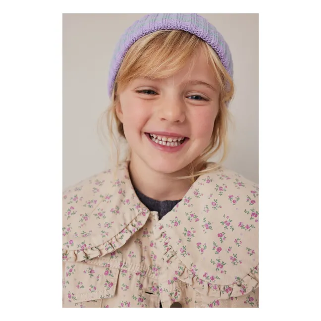 Chaqueta vaquera Flowers | Crema