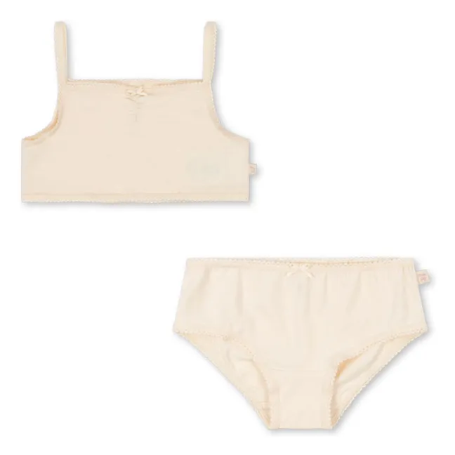 Set reggiseno e slip | Ecru