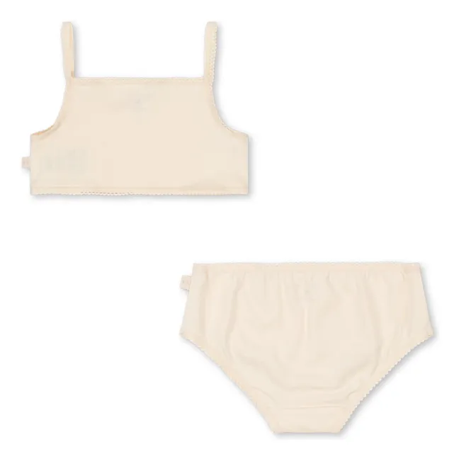 Set reggiseno e slip | Ecru