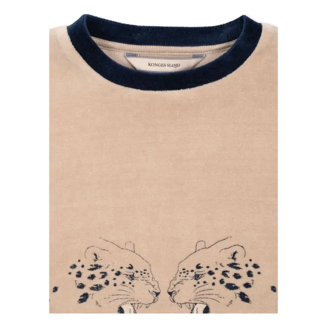 Sudadera de terciopelo Wally | Azul Marino