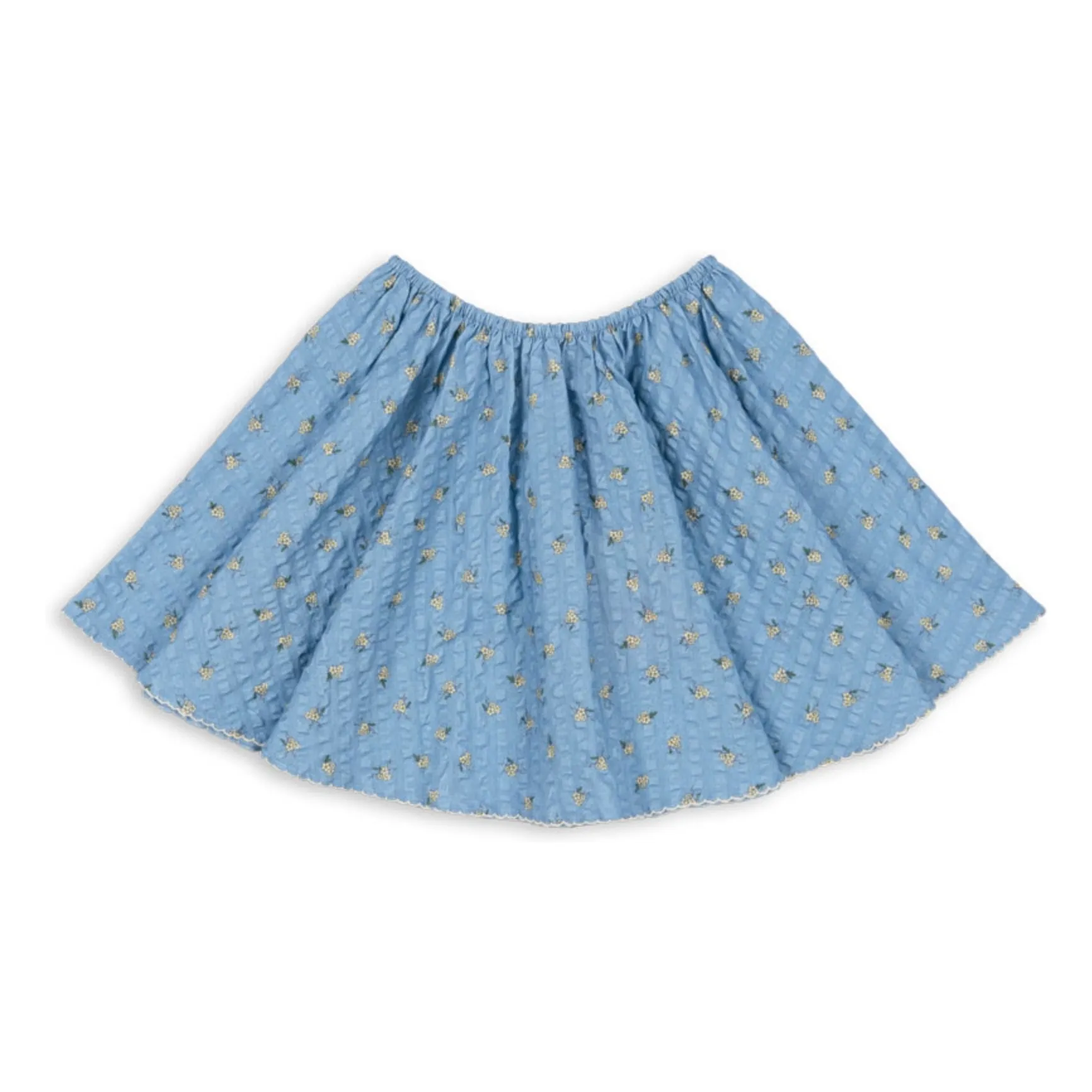 Konges Sløjd Blue Kim Seersucker Skirt
