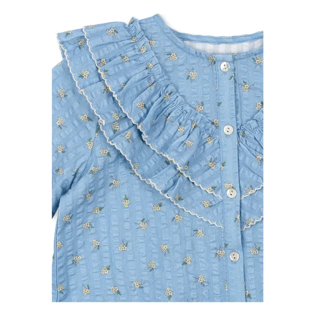 Kim camicetta Frills | Blu