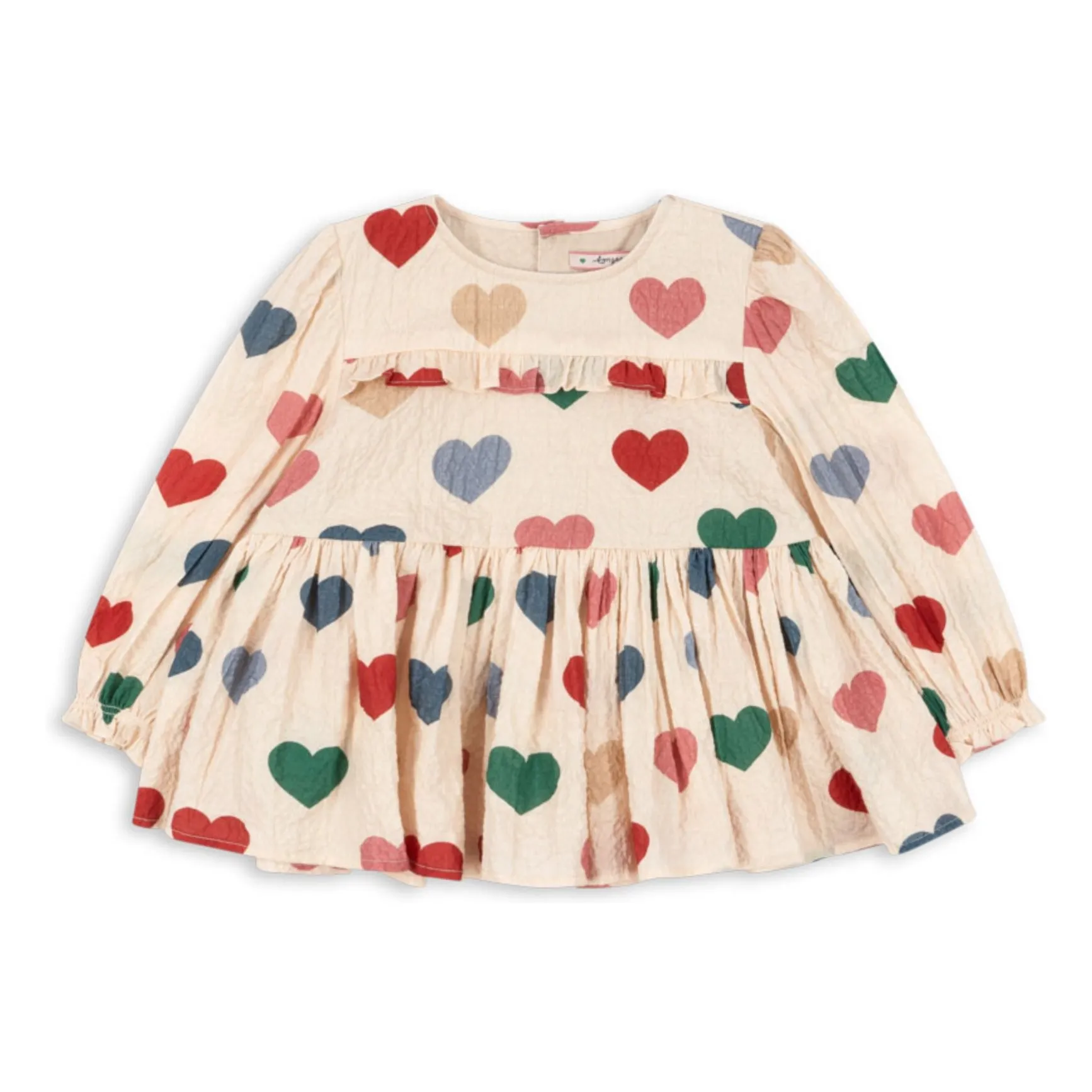 Konges Sløjd Ecru Elin Seersucker Blouse