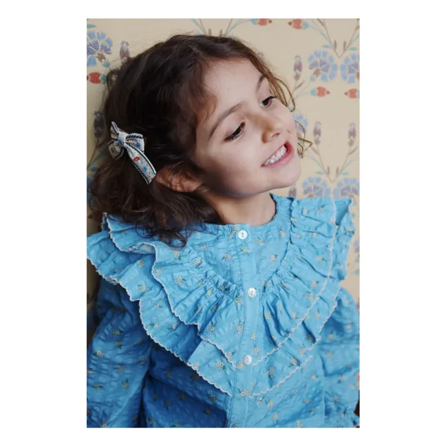 Kim camicetta Frills | Blu