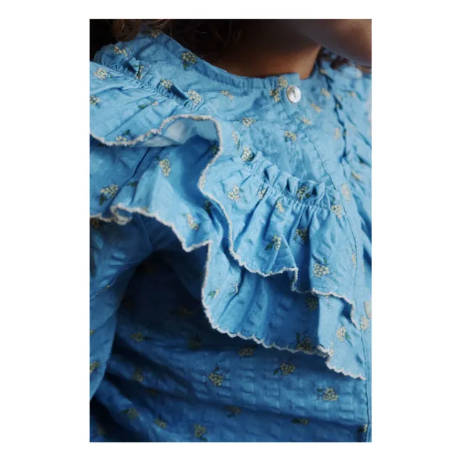 Kim camicetta Frills | Blu