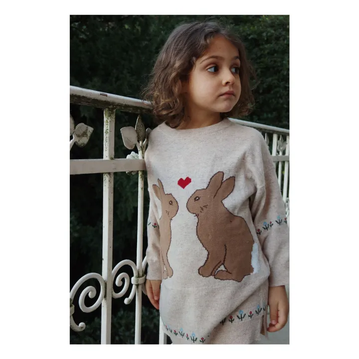 Robe Eli Laine | Beige- Image produit n°1