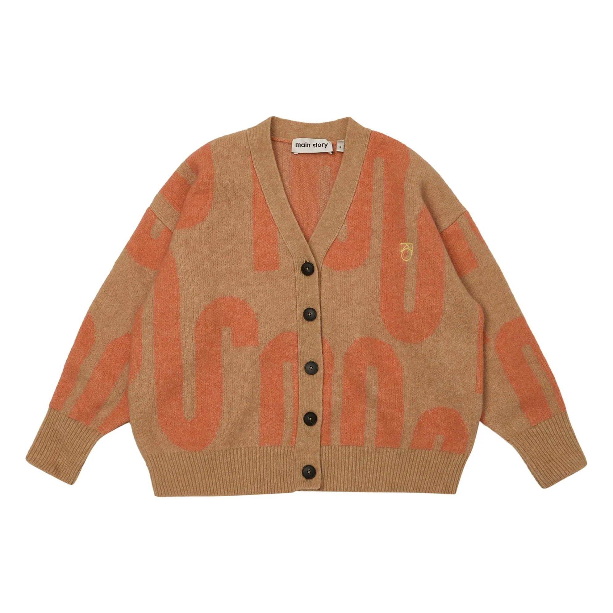 Main Story Camel Patterned Cardigan