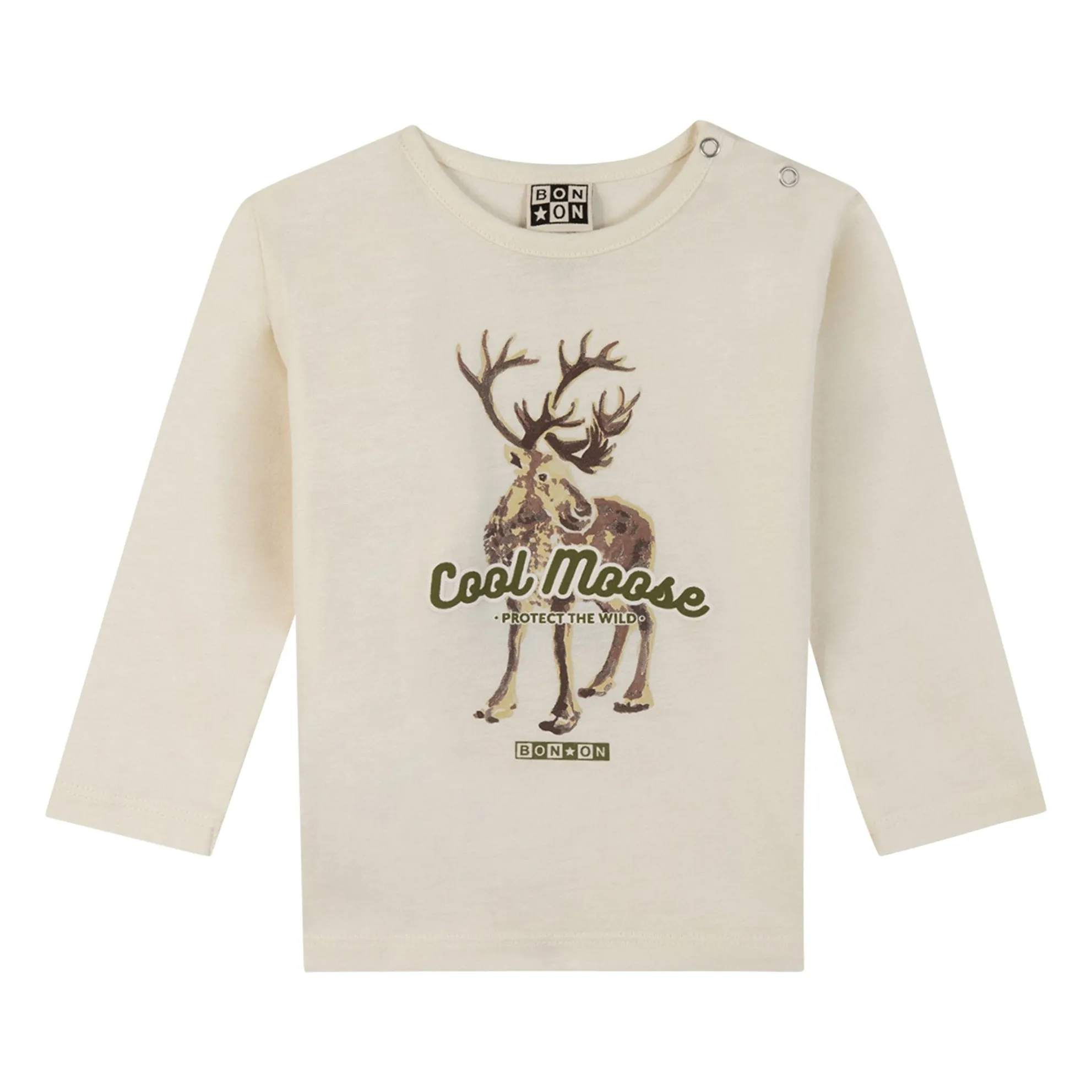 Bonton Ecru Cool Moose Taxi T-Shirt