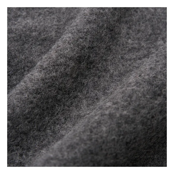 Bomber de lana con cremallera | Gris- Imagen del producto n°5