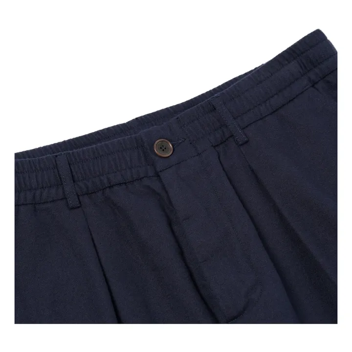 Pantalon Track Moleskine | Bleu marine- Image produit n°5