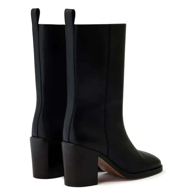 Stivali in pelle Cara | Nero