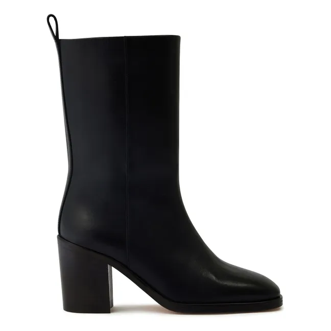 Stivali in pelle Cara | Nero