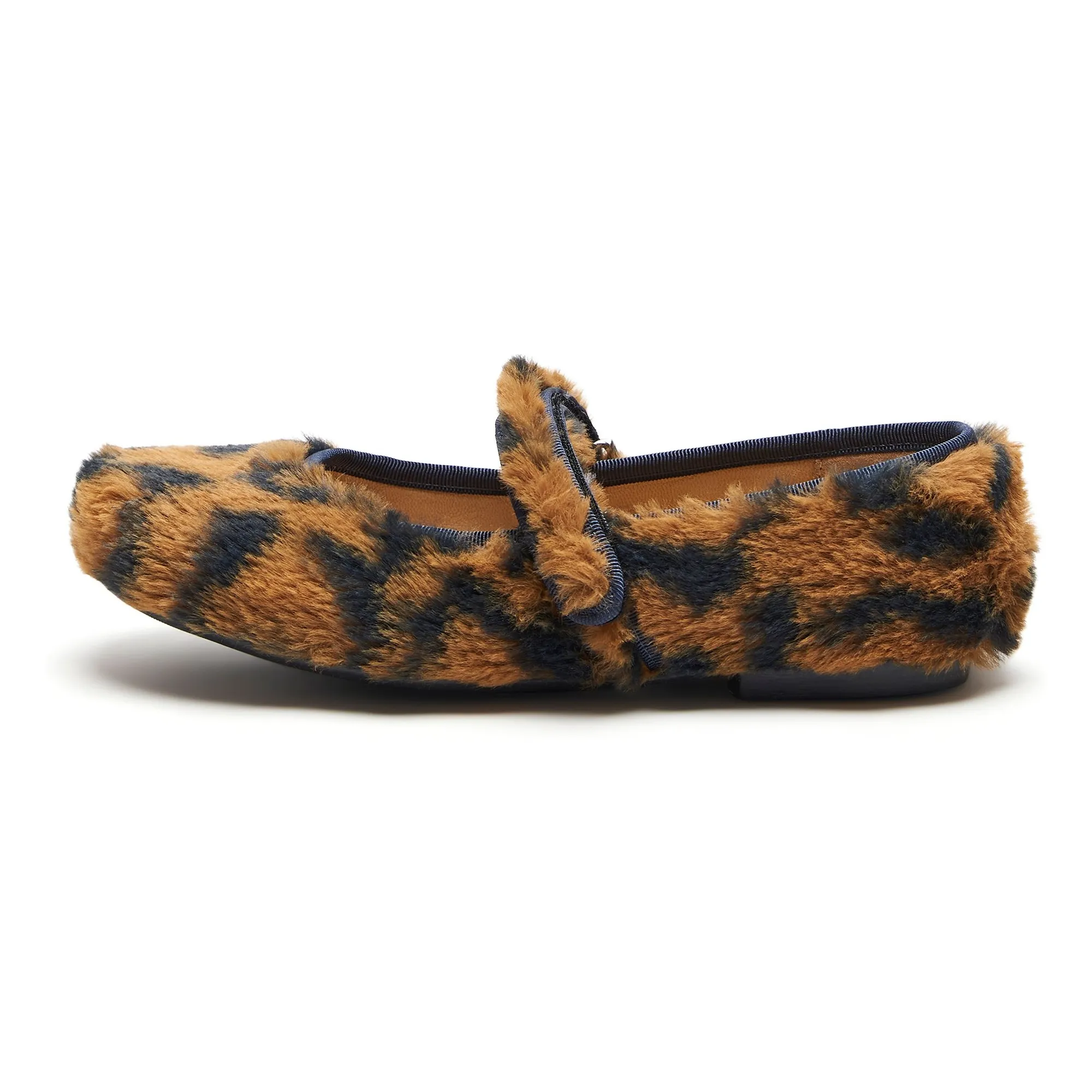 Maison Mangostan Camel Mary Jane Ballerinas