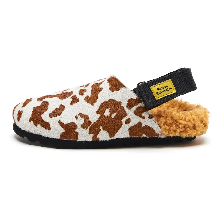 Sabots Almond Cow Cuir | Camel- Image produit n°0