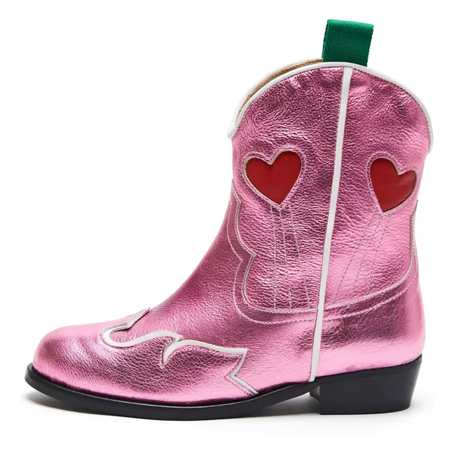 Santiags Sweetheart Leder | Rosa