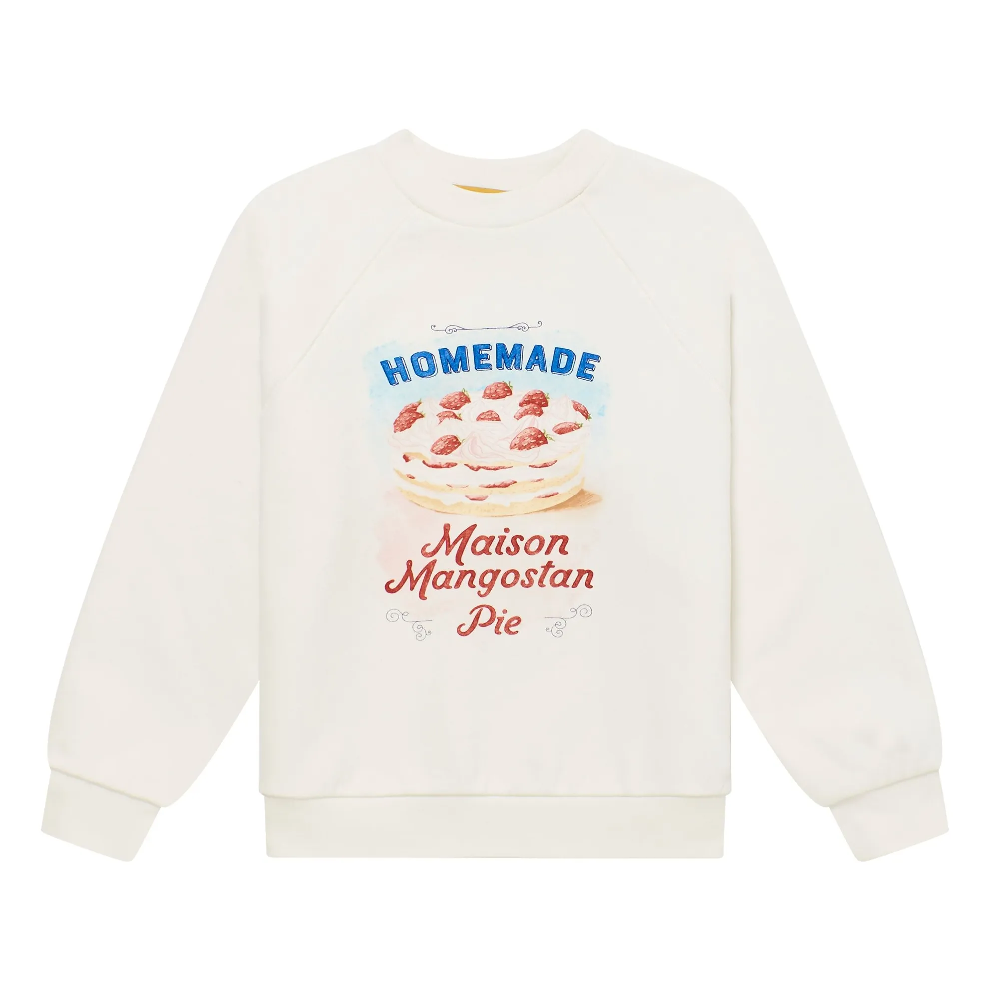 Maison Mangostan Ecru Homemade Cake Sweat Organic Cotton