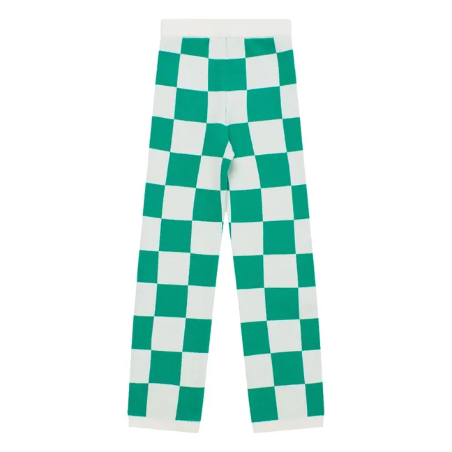 Damier Mesh-Hose | Grün