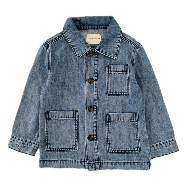 Tasche della giacca di jeans | Blu denim chiaro