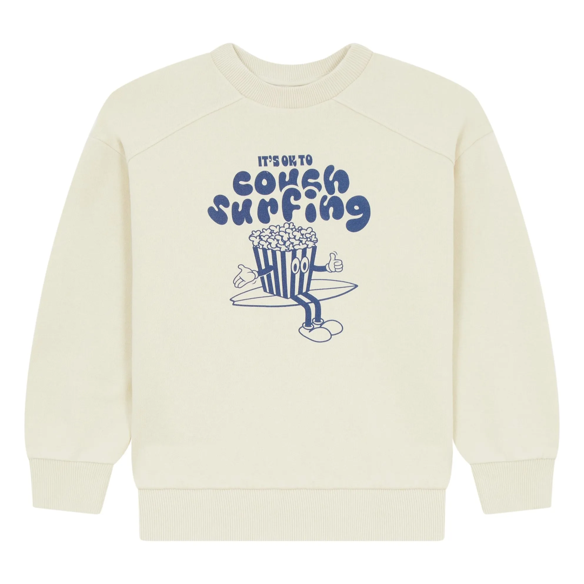 Hundred Pieces Natural Round-Neck Sweatshirt