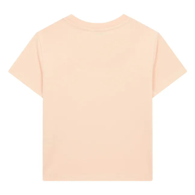 T-shirt Manches Courte Coton Bio | Rose pâle