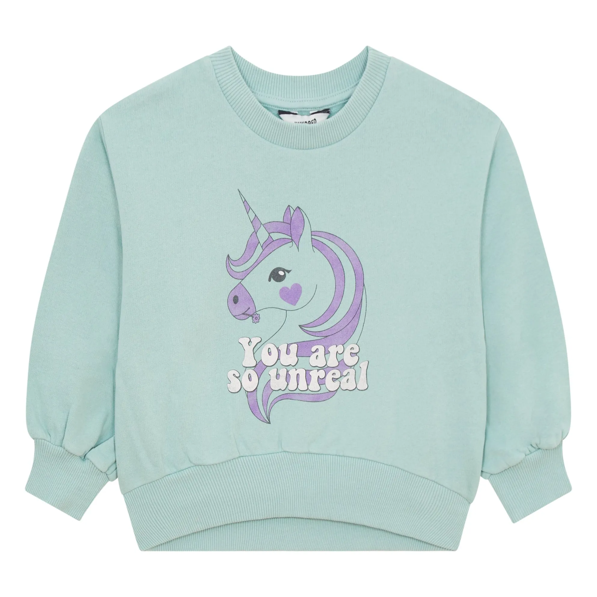 Hundred Pieces Sage Round-Neck Sweatshirt