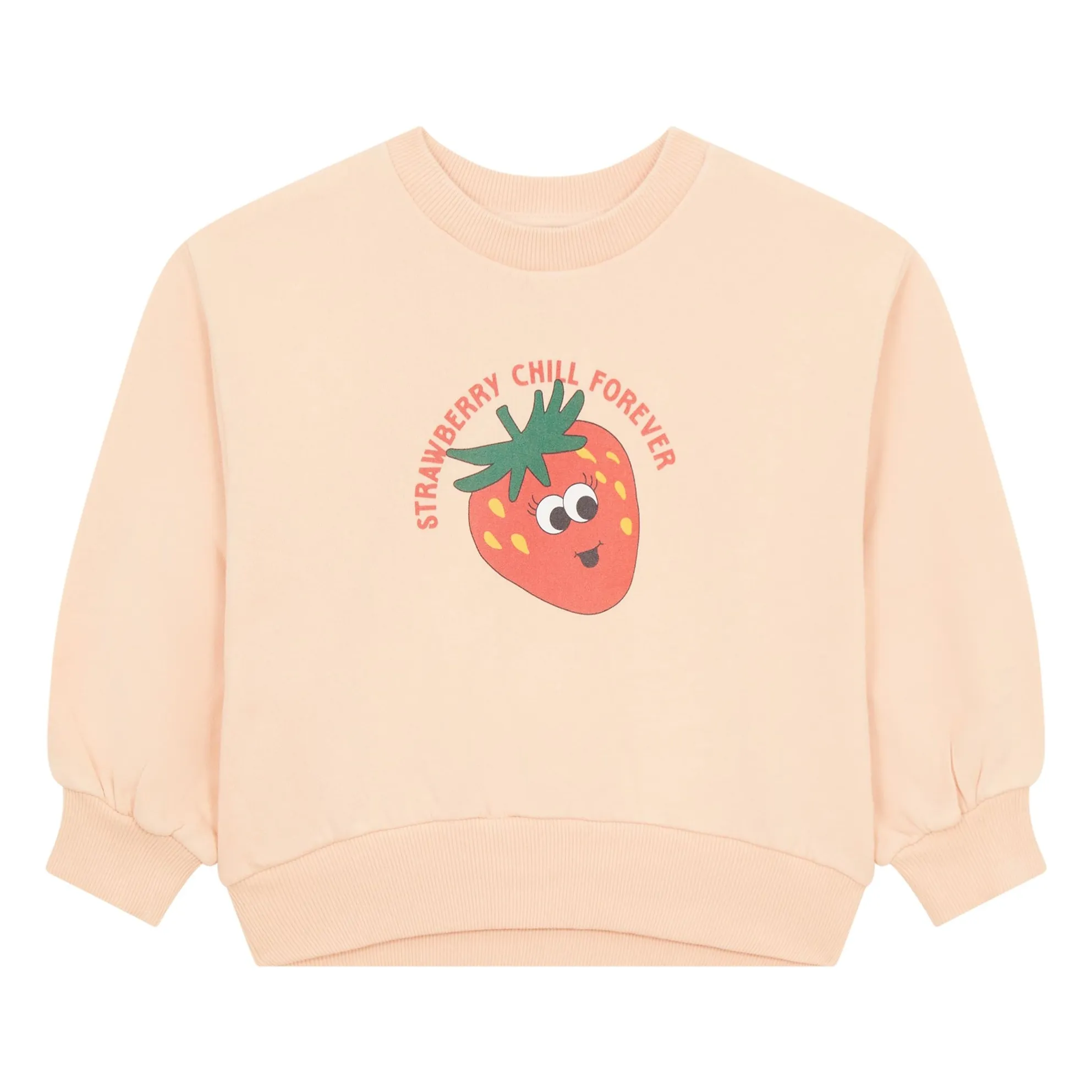 Hundred Pieces Pale Pink Round-Neck Sweatshirt