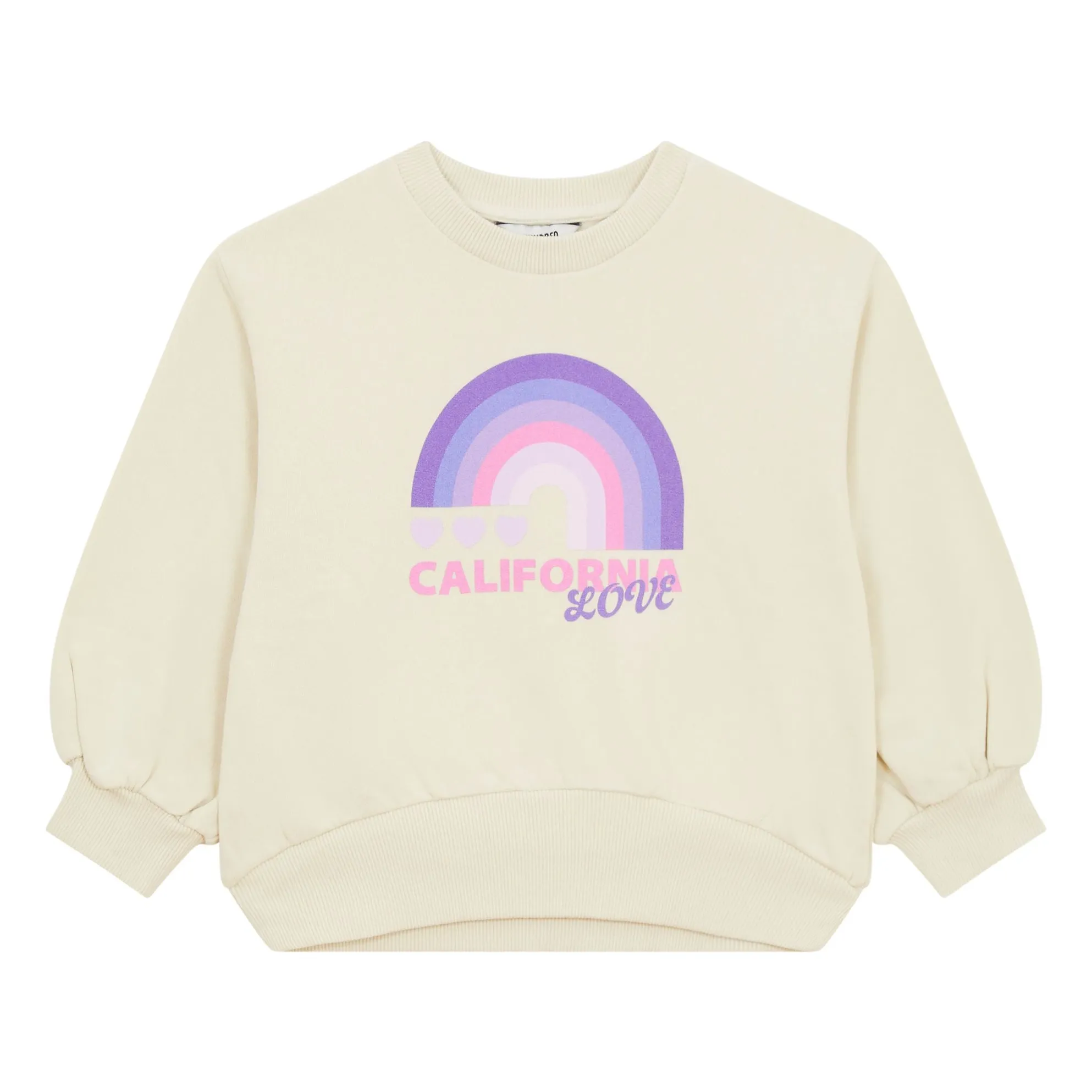 Sweatshirt col rond | Naturel- Image produit n°0