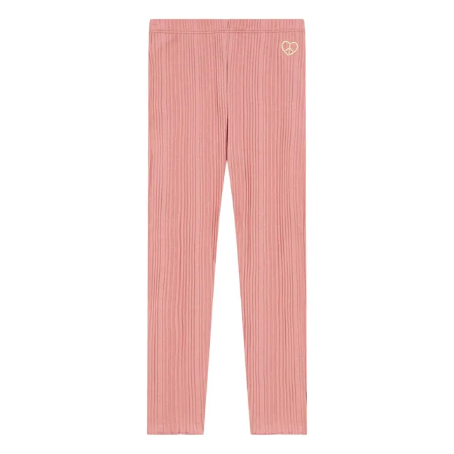 Leggings a costine in cotone biologico | Blush