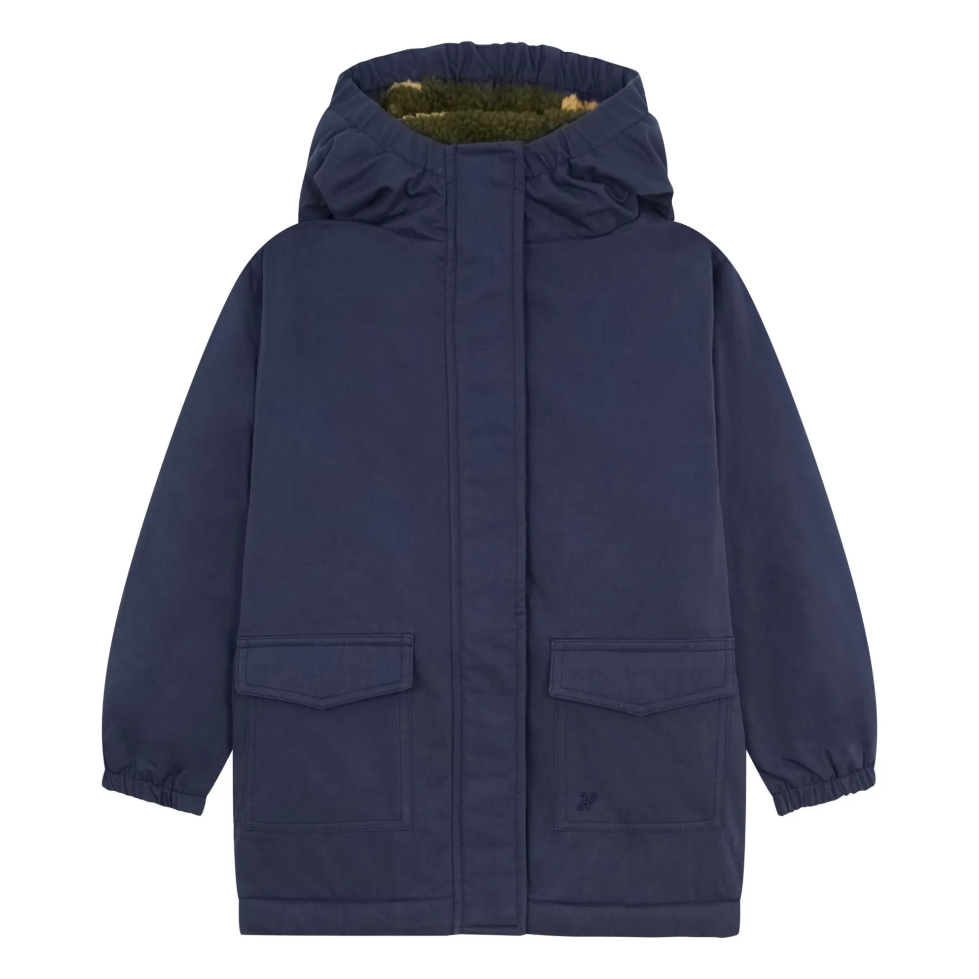 Hundred Pieces Navy Blue Parka