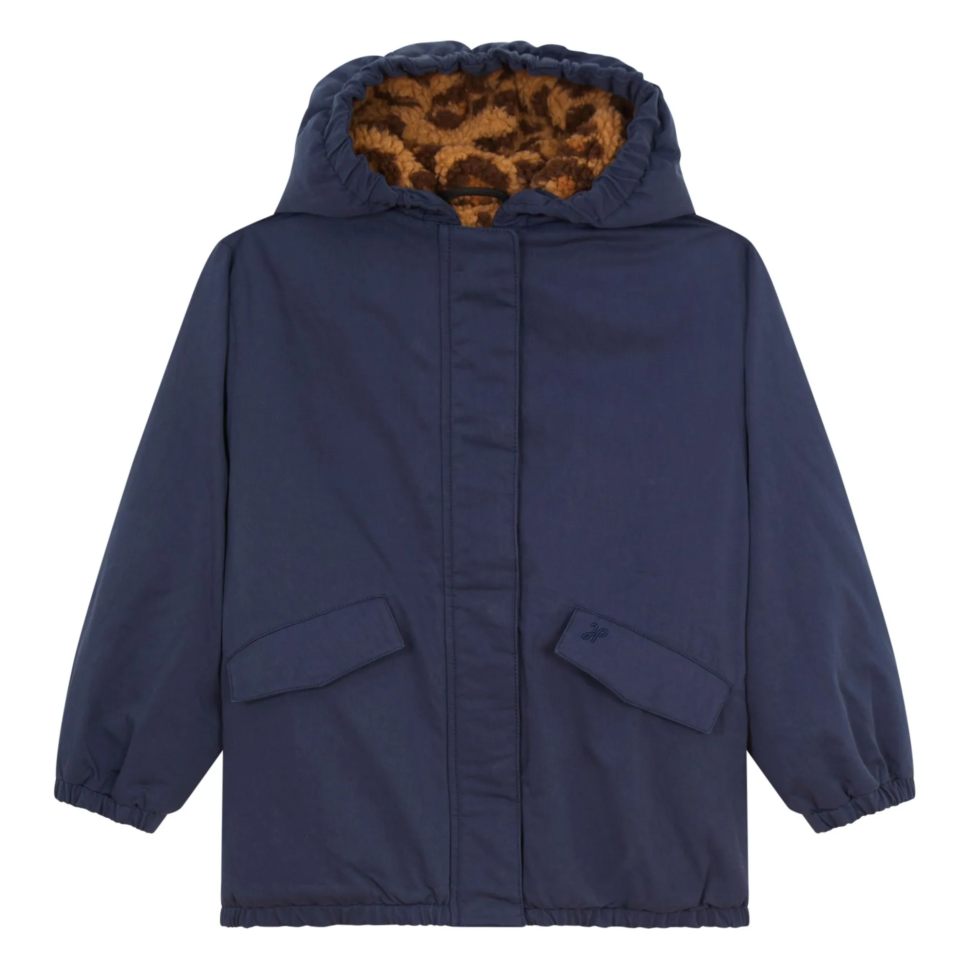Hundred Pieces Navy Blue Parka