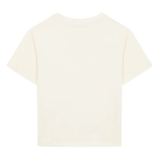 T-shirt Manches Courte Coton Bio SHOBU | Ecru