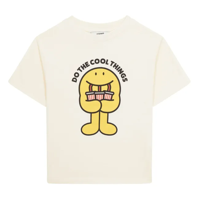 T-shirt Manches Courte Coton Bio SHOBU | Ecru