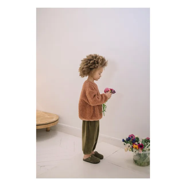 Porgy Velours Hose | Khaki