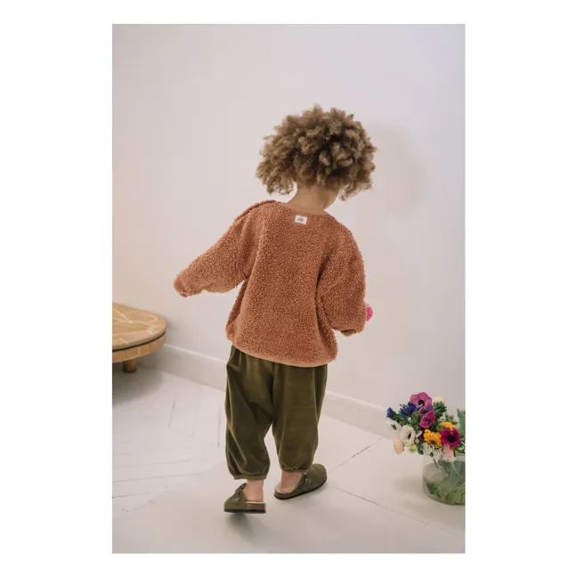 Porgy Velours Hose | Khaki