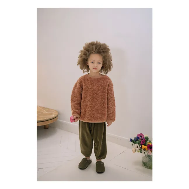 Porgy Velours Hose | Khaki