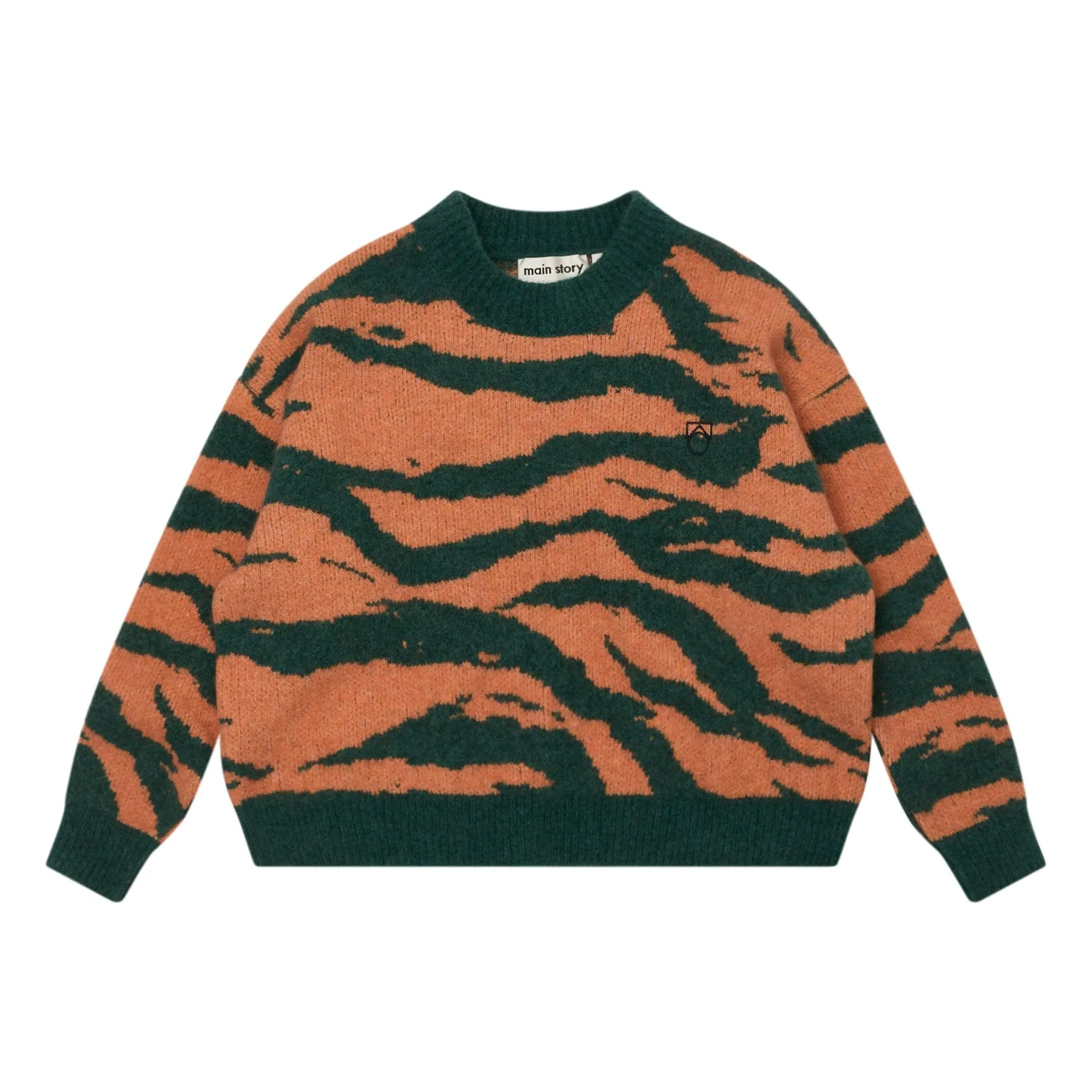 Main Story Coral Jacquard Sweater