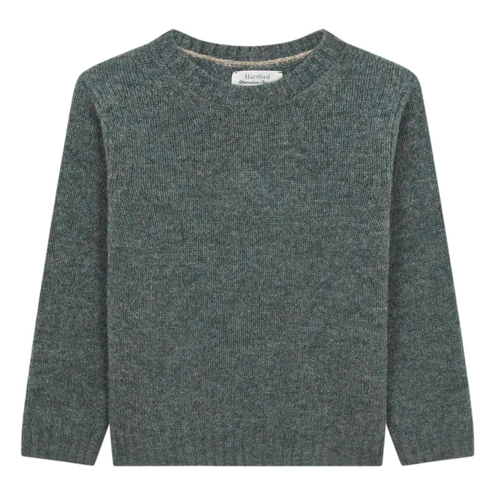 Jersey de lana Shetland | Salvia- Imagen del producto n°0