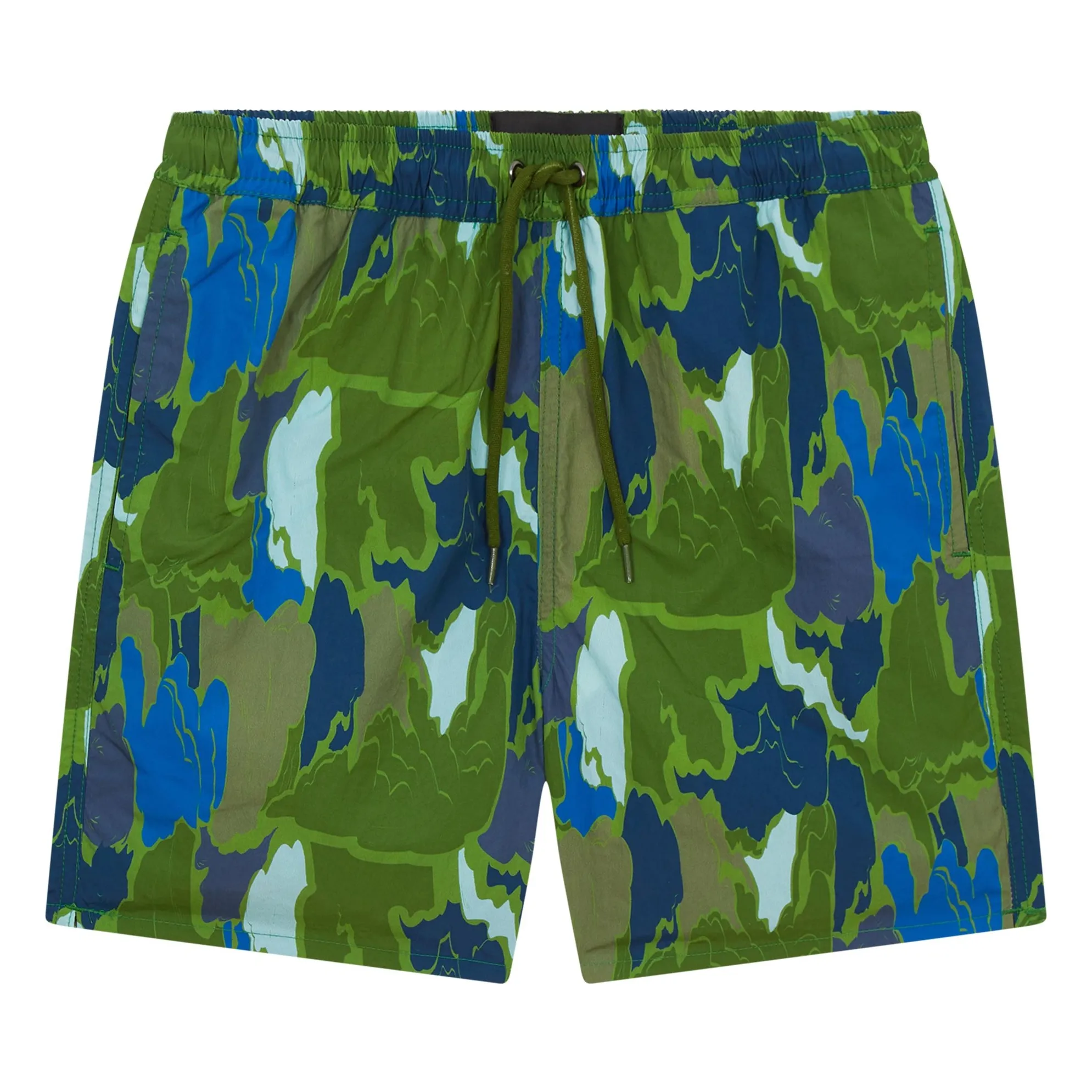 Finger In The Nose Green Freeboy Swim Shorts